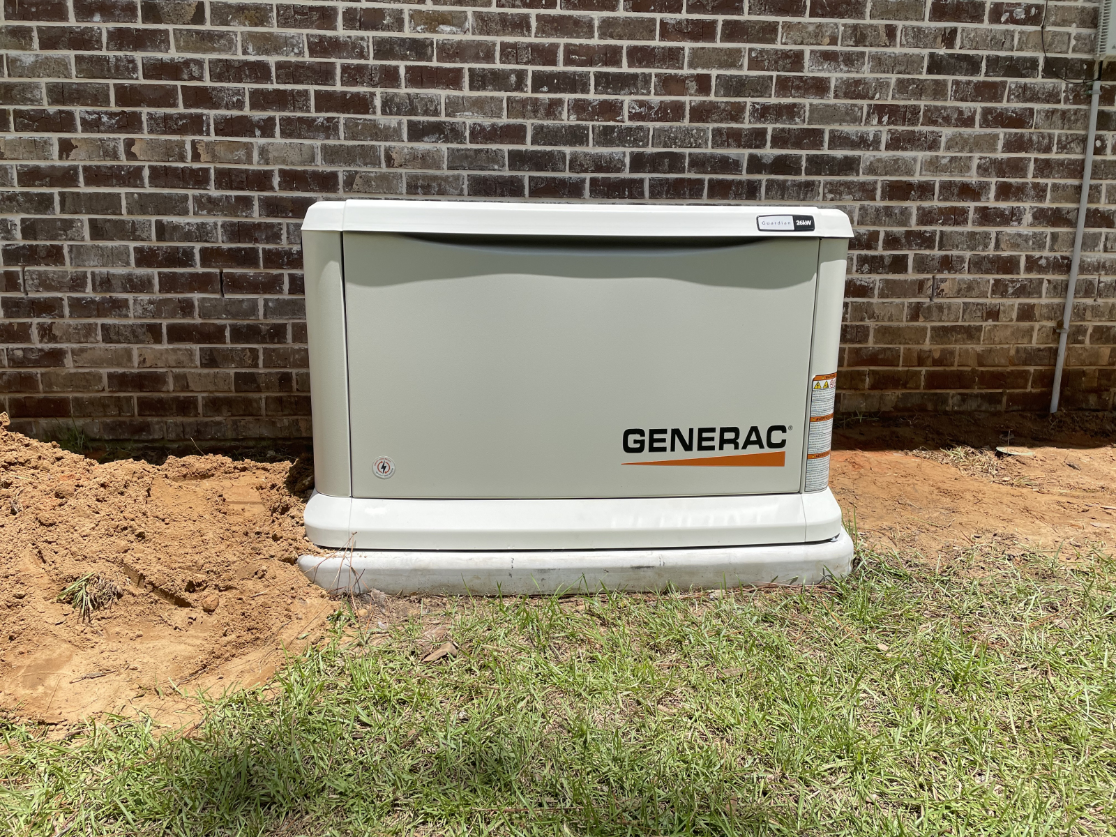 Installed Generac standby generator